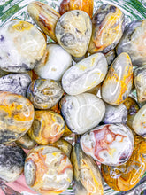 Load image into Gallery viewer, Crazy Lace Agate Tumbled Stones
