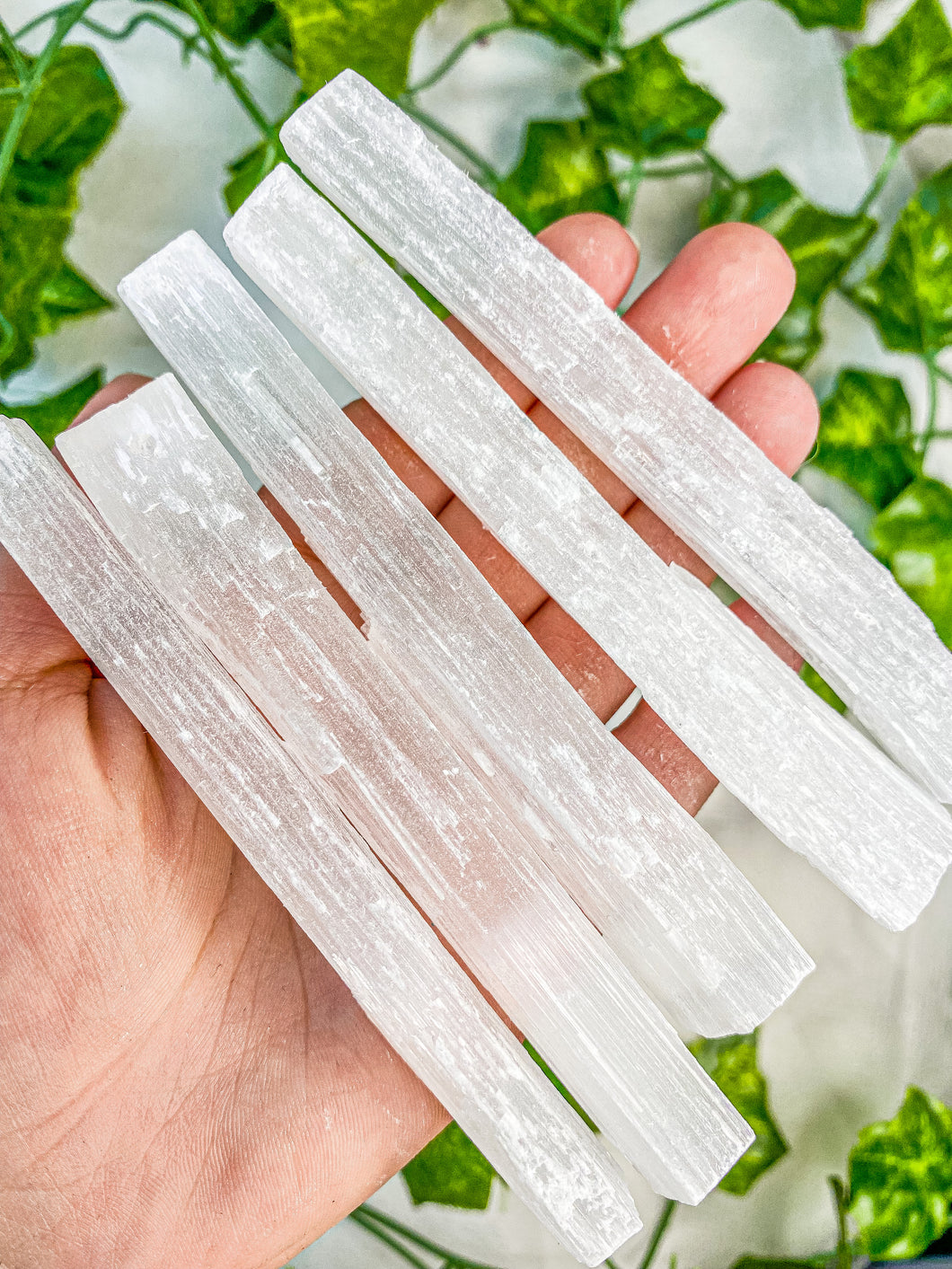 Satin Spar Selenite Wand