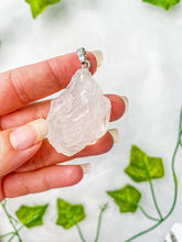 Load image into Gallery viewer, Raw Clear Quartz Pendant
