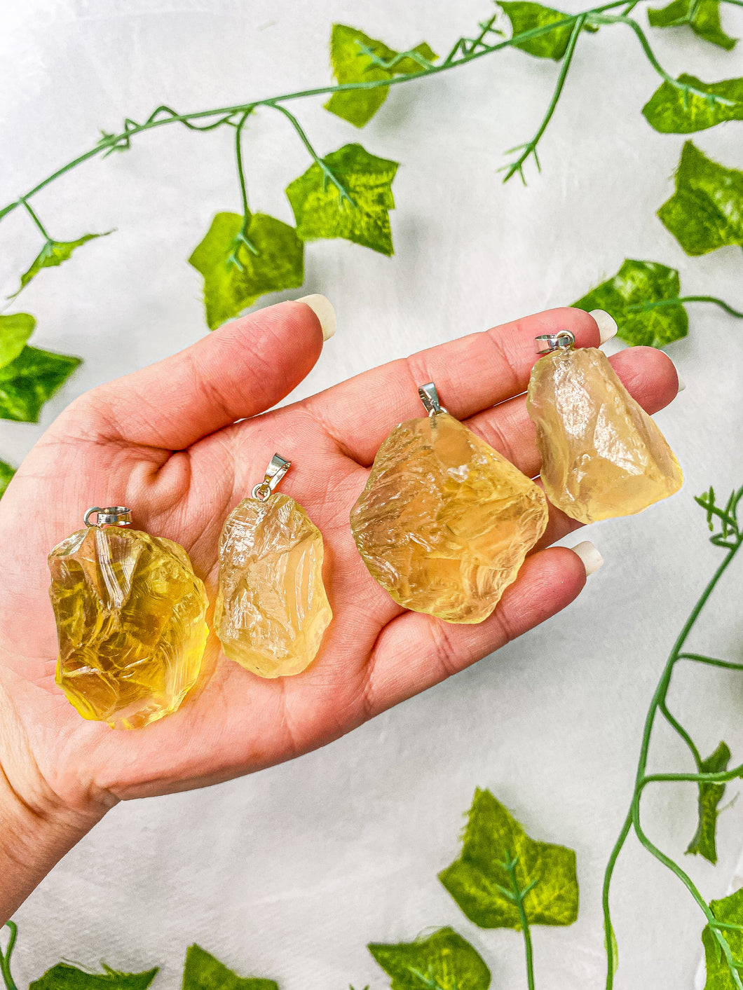 Raw Citrine Pendant