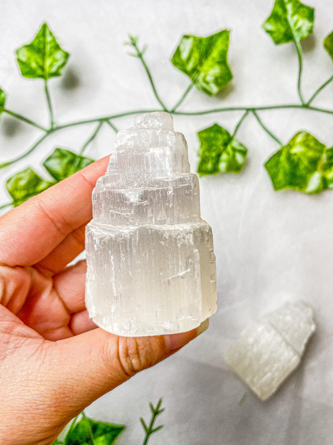 Satin Spar Selenite Tower