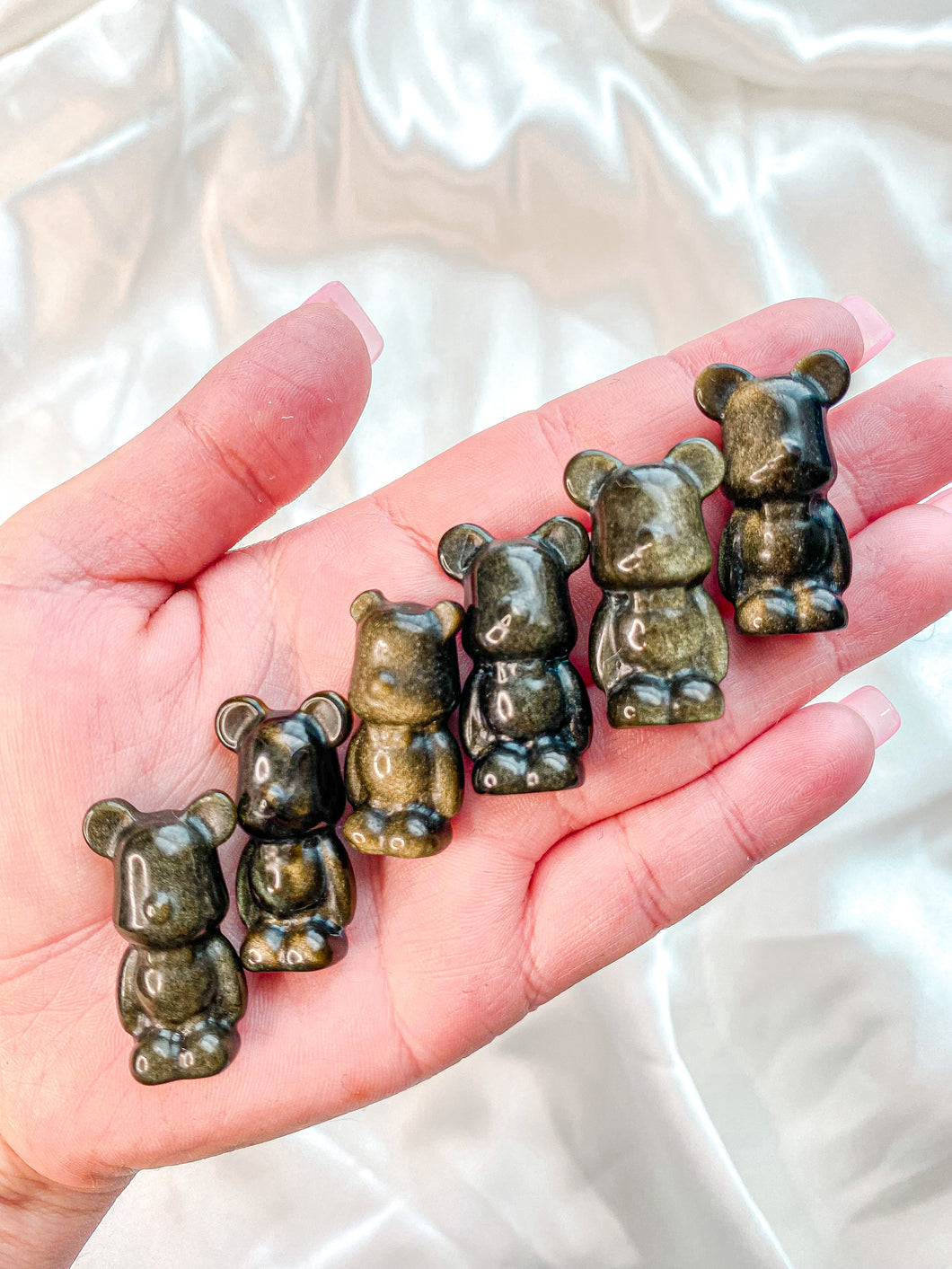 Gold Sheen Obsidian Bearbrick