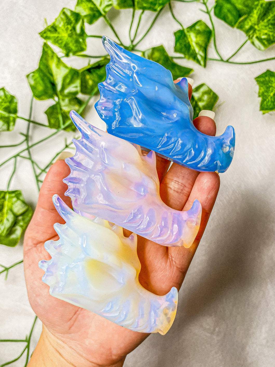 Opalite Dragon Head