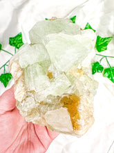 Load image into Gallery viewer, Green Apophyllite with Peach Stilbite Mineral Specimen #6
