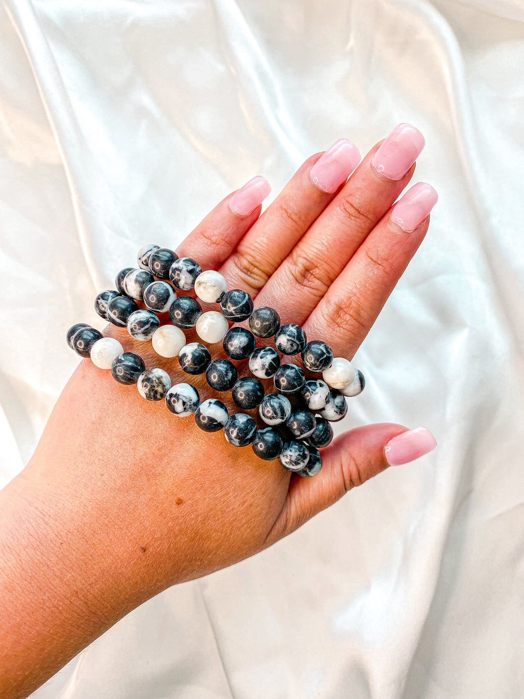 Zebra Calcite Bracelet