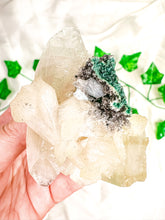 Load image into Gallery viewer, Green Apophyllite with Peach Stilbite Mineral Specimen #11
