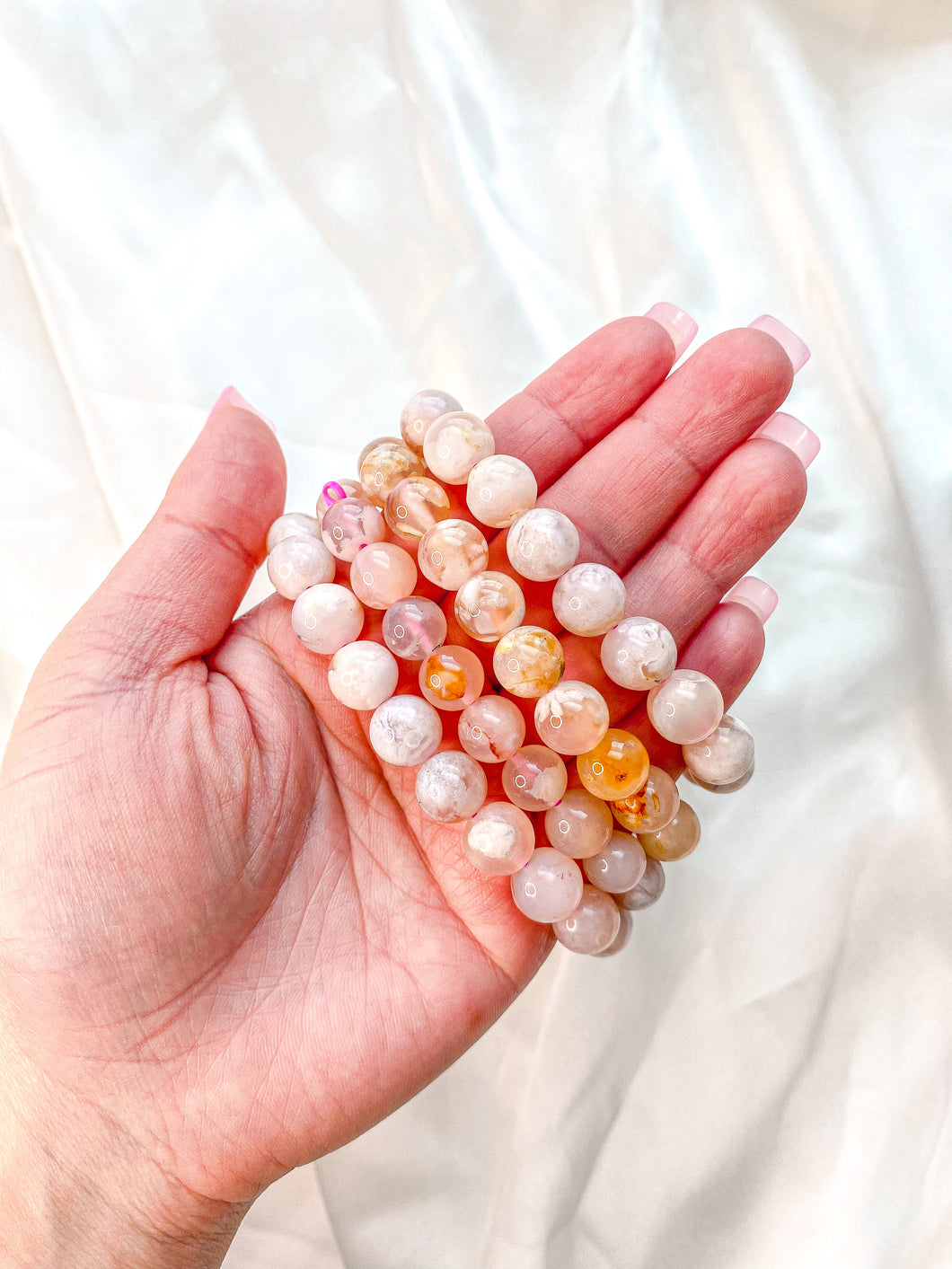 Flower Agate Bracelet