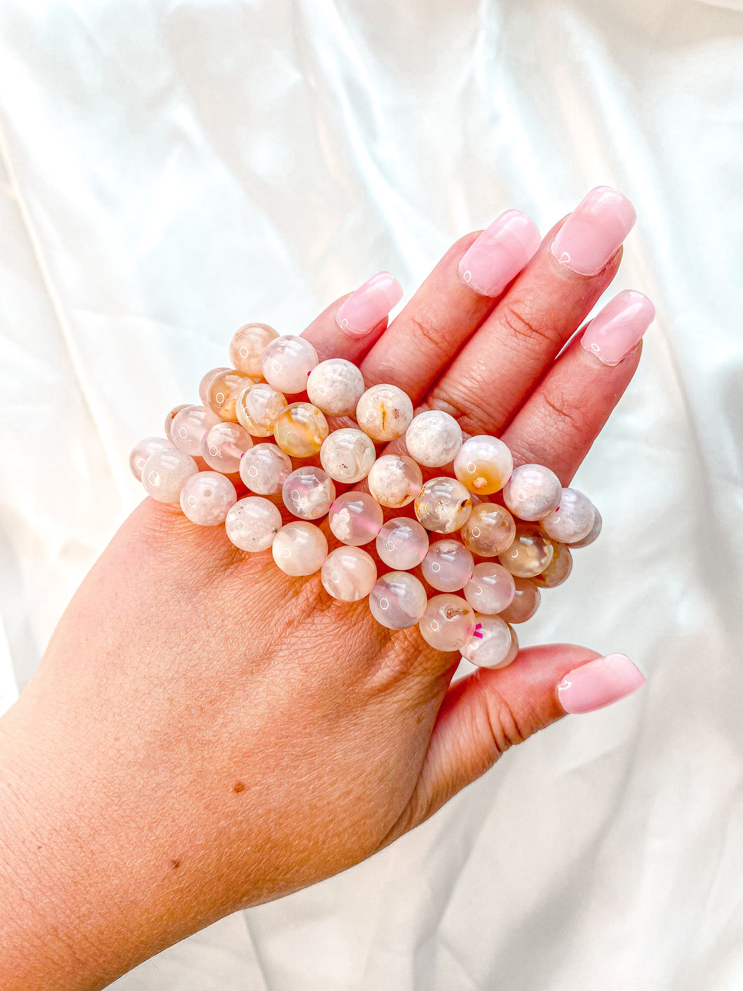 Flower Agate Bracelet