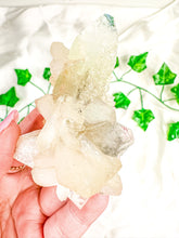 Load image into Gallery viewer, Green Apophyllite with Peach Stilbite Mineral Specimen #12
