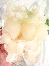 Load image into Gallery viewer, Peach Stilbite with Green Apophyllite and Okenite Mineral Specimen #4
