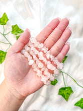 Load image into Gallery viewer, Rose Quartz Chip Bracelet
