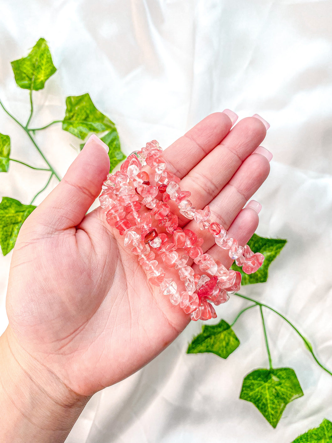 Watermelon Chip Bracelet