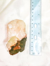 Load image into Gallery viewer, Peach Stilbite with Green Apophyllite Mineral Specimen #10
