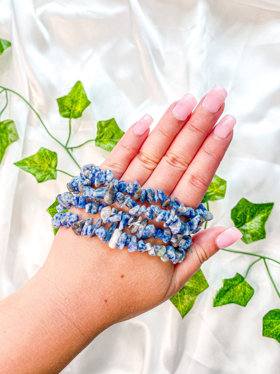 Blue Aventurine Chip Bracelet