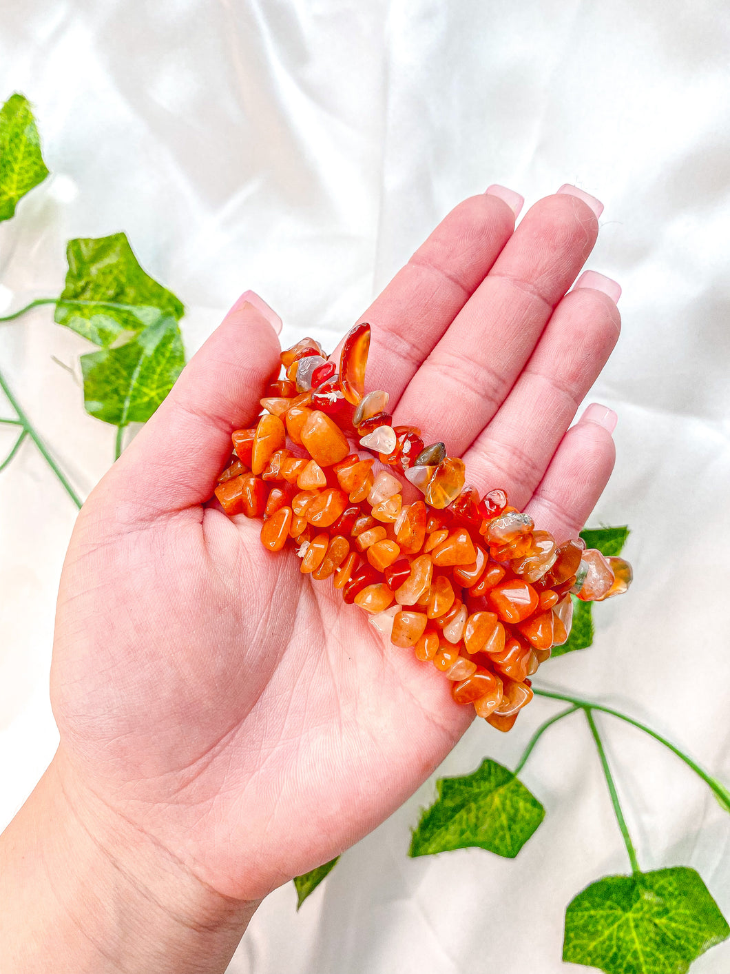 Carnelian Chip Bracelet