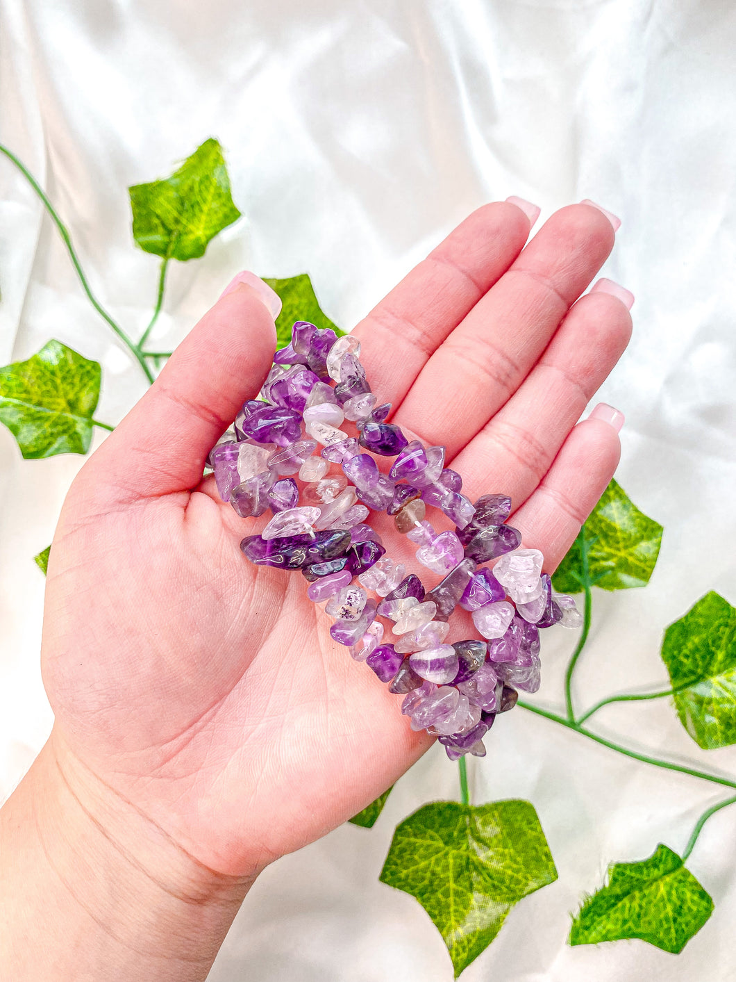 Amethyst Chip Bracelet