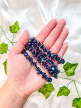 Load image into Gallery viewer, Blue Goldstone Chip Bracelet
