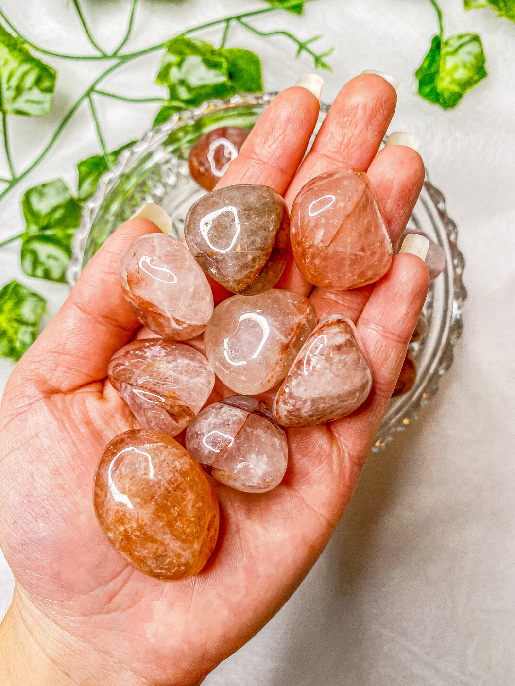 Fire Quartz Tumbled Stones