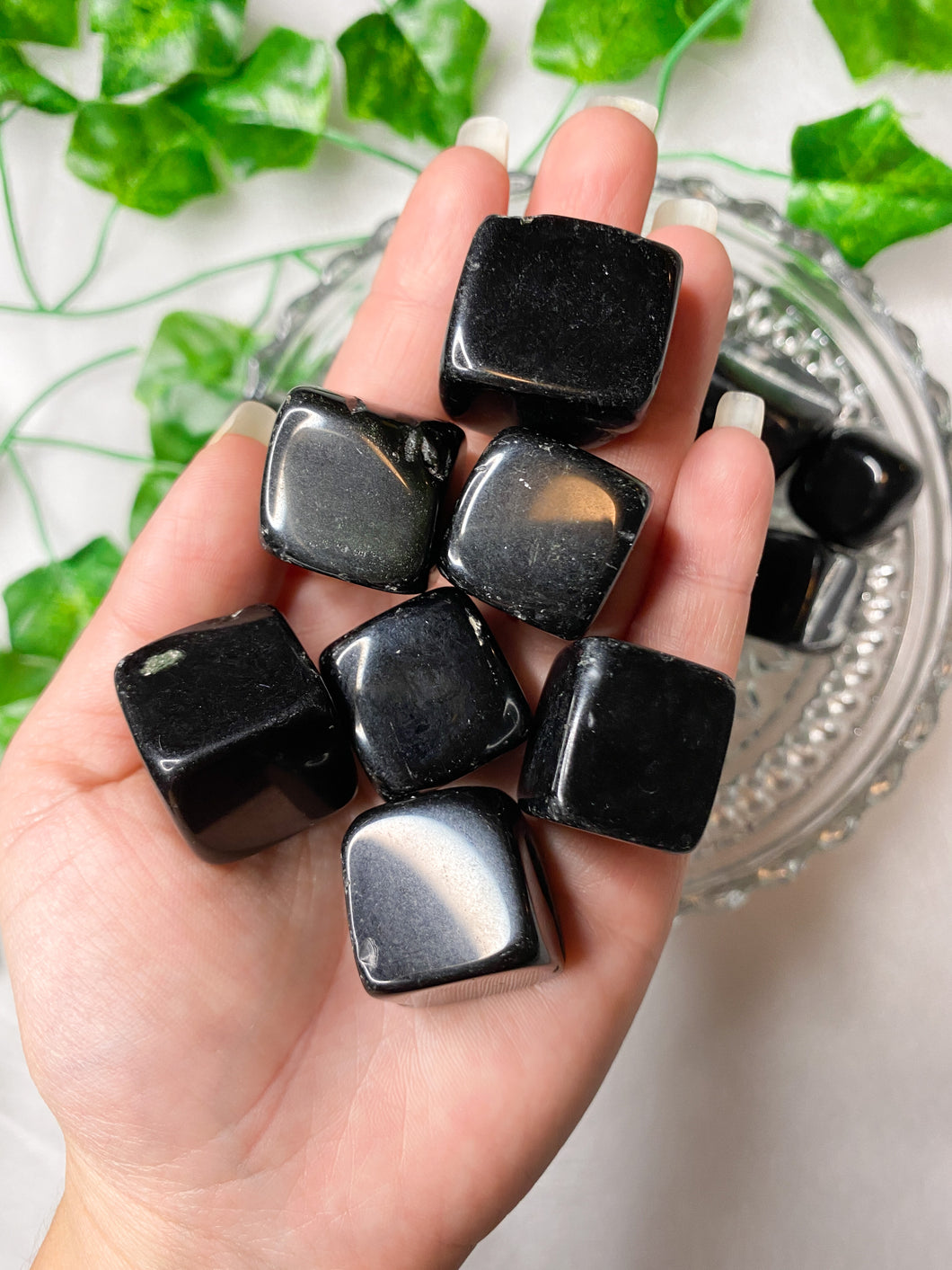 Black Obsidian Cube