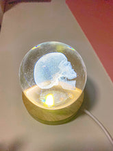 Load image into Gallery viewer, Wooden Light Up Sphere Stand
