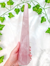 Load image into Gallery viewer, Rose Quartz Obelisk Statement Tower #3
