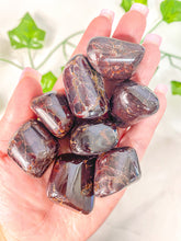 Load image into Gallery viewer, Garnet Tumbled Stones
