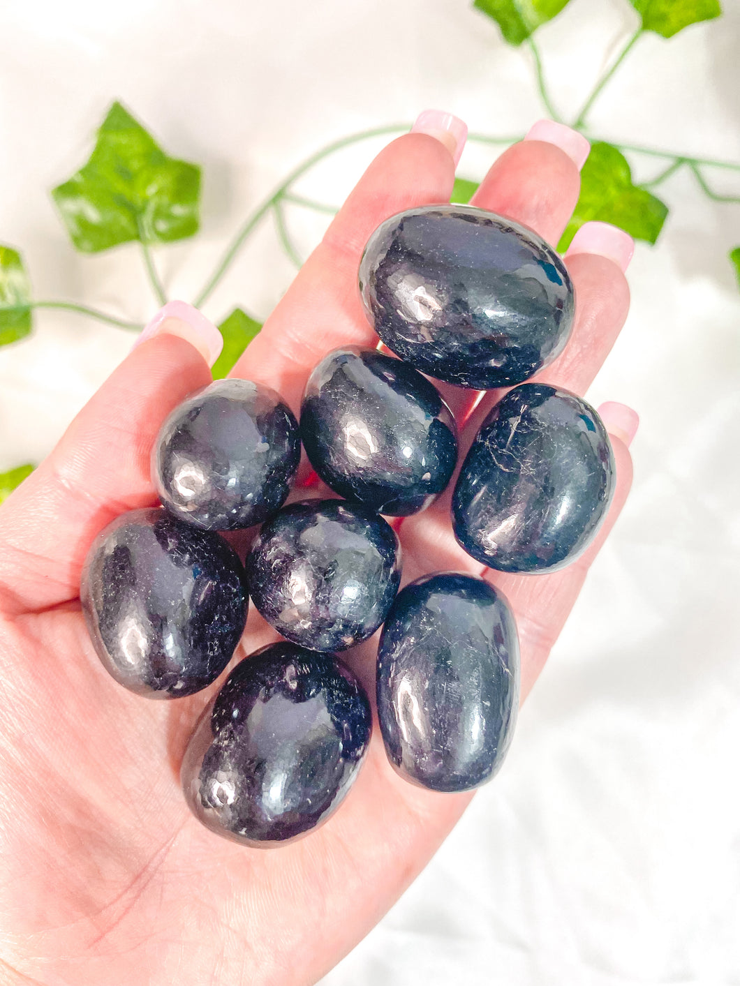 Black Tourmaline Tumbled Stones