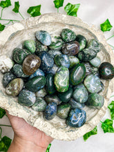 Load image into Gallery viewer, Moss Agate Tumbled Stones
