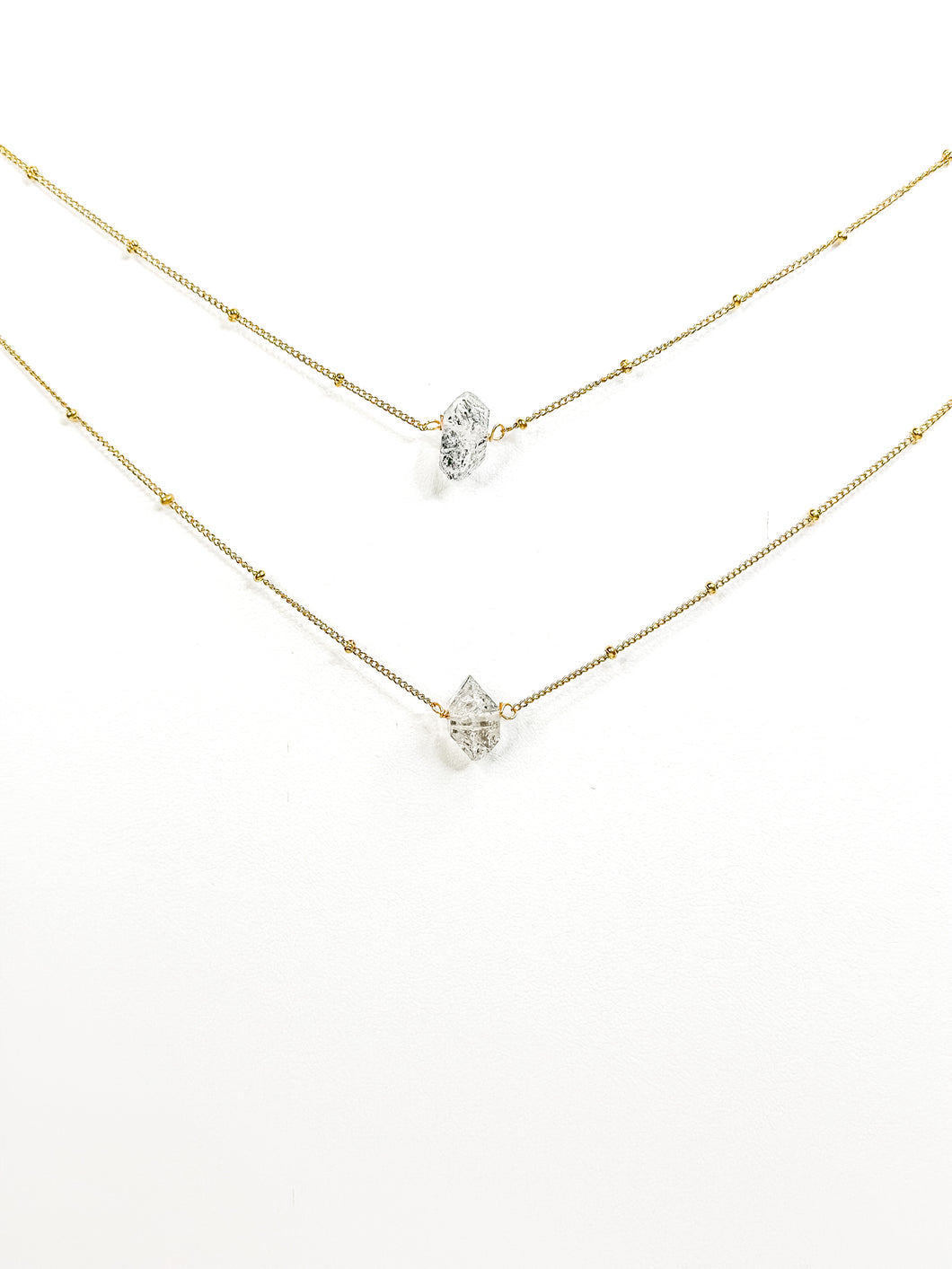 Herkimer Diamond Quartz Necklace